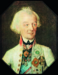 Живописный портрет А.В. Суворова с натуры. Худ. И. Г. Шмидт. 1799